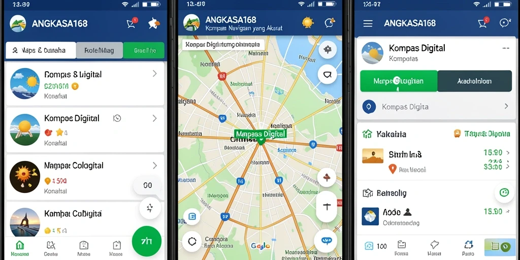 Tampilan antarmuka utama ANGKASA168 yang intuitif dan modern.