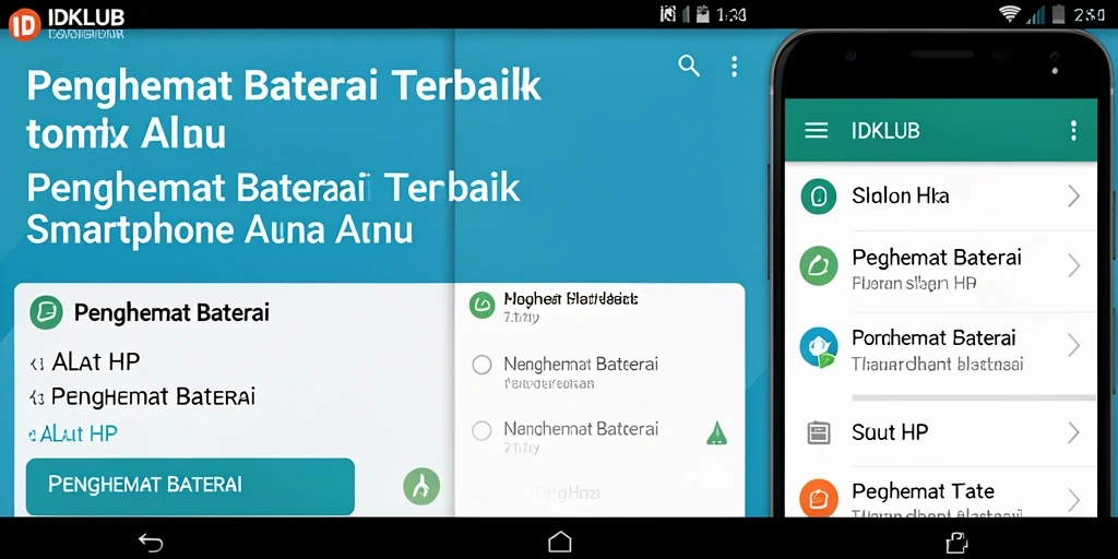 Tampilan antarmuka pengguna IDKLUB yang intuitif dan fungsional.
