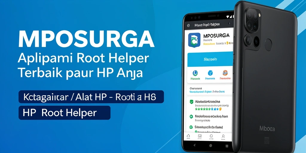 Antarmuka aplikasi MPOSURGA yang mudah digunakan untuk Root Helper.