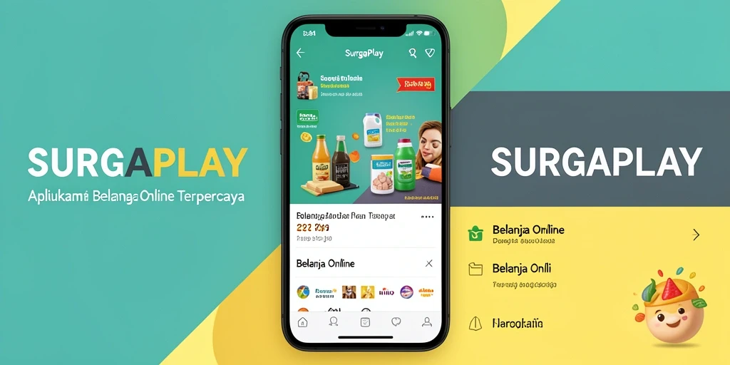 Tampilan antarmuka SURGAPLAY yang mudah digunakan untuk berbelanja.